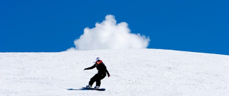 シエラ・ネバダのプラドジャノでスキー