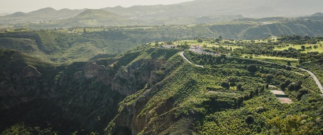  Real Club de Golf Bandama, situado na Caldera de Badama, Las Palmas