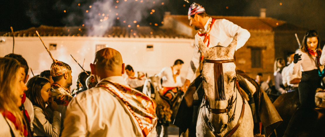 Infanterie et cavaliers de La Encamisá de Navalvillar de Pela, Badajoz, Estrémadure