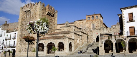 Plaza Mayor w Cáceres 