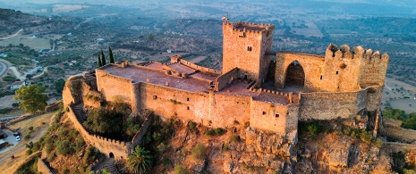 Burg von Luna in Alburquerque, Badajoz