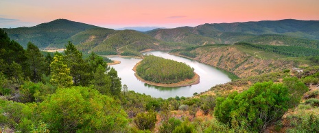 Meandro del Melero, Extremadura