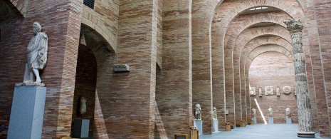 メリダ国立古代ローマ美術館の内部