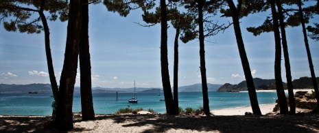 Plage de Rodas, îles Cies