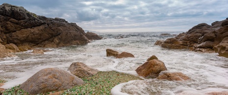 Szklana zatoczka w Laxe, A Coruña