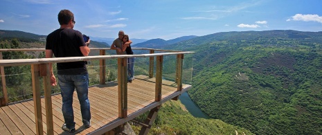 Punkt widokowy A Capela. Ribeira Sacra. Galicja