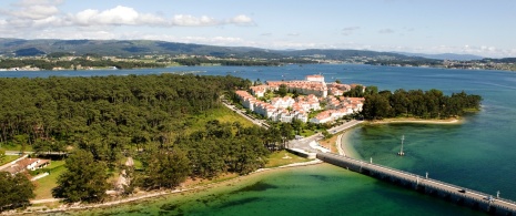 La Toja island in O Grove, Pontevedra