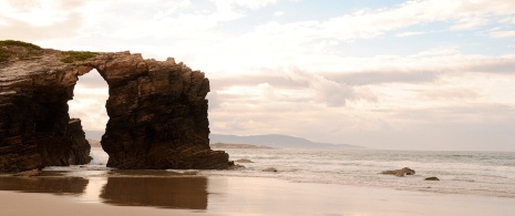 Las Catedrales beach in Ribadeo, Lugo (Galicia)