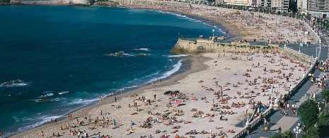 Playa de Riazor, A Coruña 