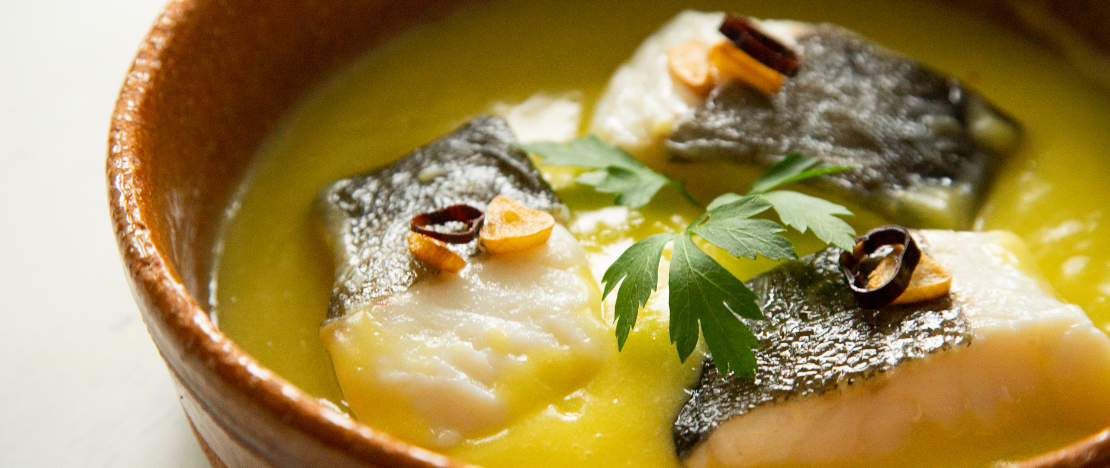 Baccalà al pil-pil Baccalà al pil-pil