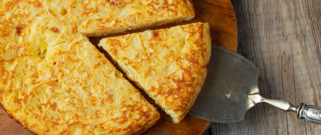 Hiszpański omlet ziemniaczany – tortilla de patatas Hiszpański omlet ziemniaczany – tortilla de patatas