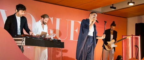 Musical performance during Vogue Fashion's Night Out in Madrid, Community of Madrid