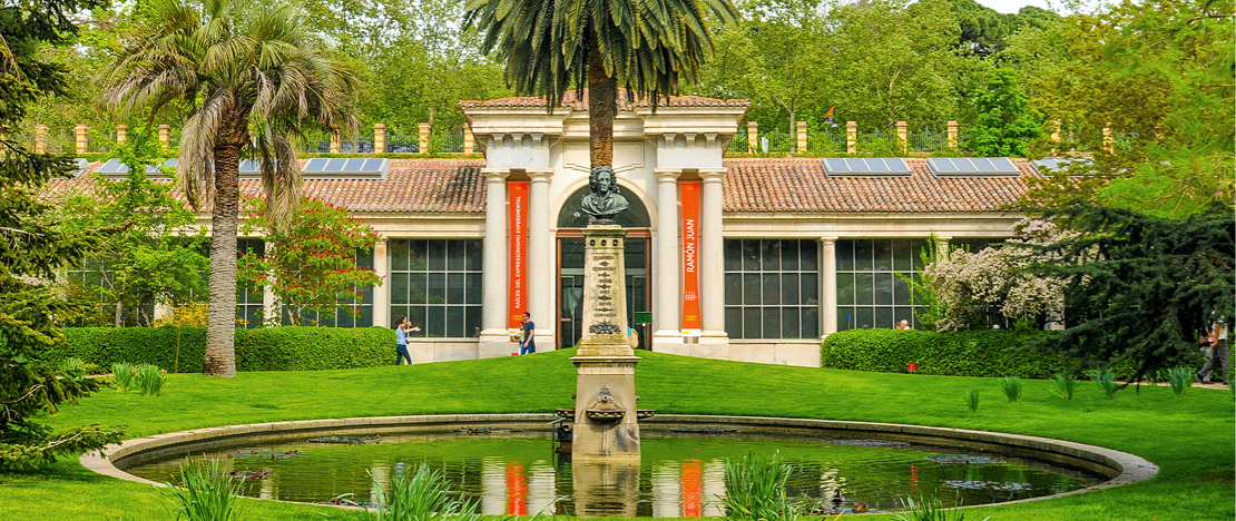 Vista do Real Jardim Botânico de Madri Vista do Real Jardim Botânico de Madri