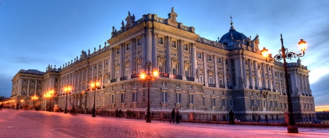 Palais royal de Madrid, région de Madrid