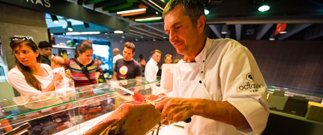 Mercado de San Antón, em Madri