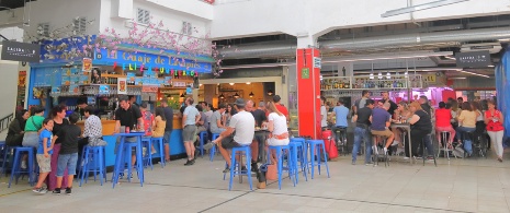 Vue du marché de San Fernando, Madrid