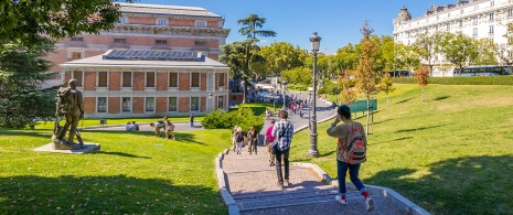 Extérieur du musée du Prado à Madrid