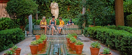  Gartenanlage des Sorolla-Museums in Madrid