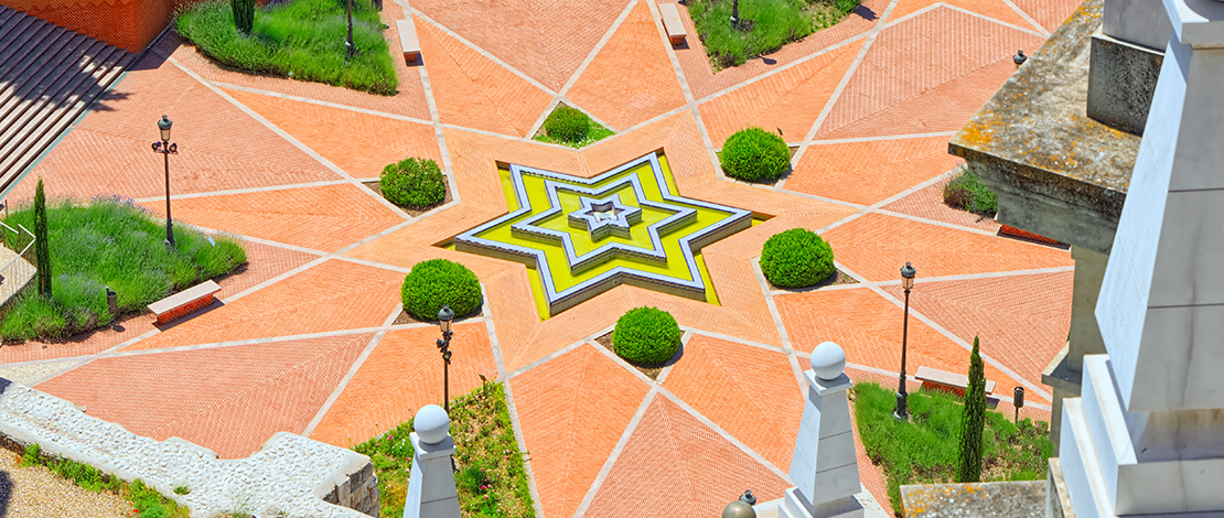 Vue sur le parc Emir Mohamed I, Madrid   Vue sur le parc Emir Mohamed I, Madrid