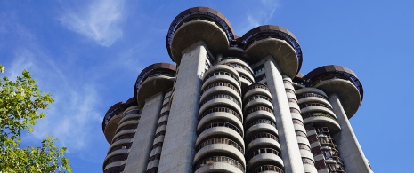 The Torres Blancas building in Madrid