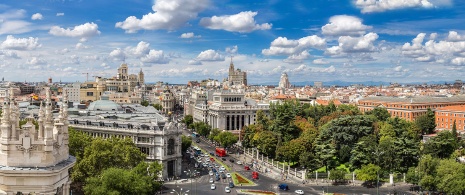 Blick auf Madrid