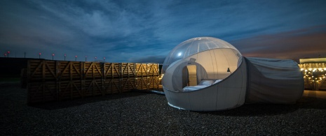 Les bulles de l’hôtel Aire de Bardenas