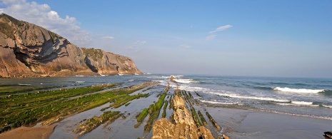 Falaises du flysch.