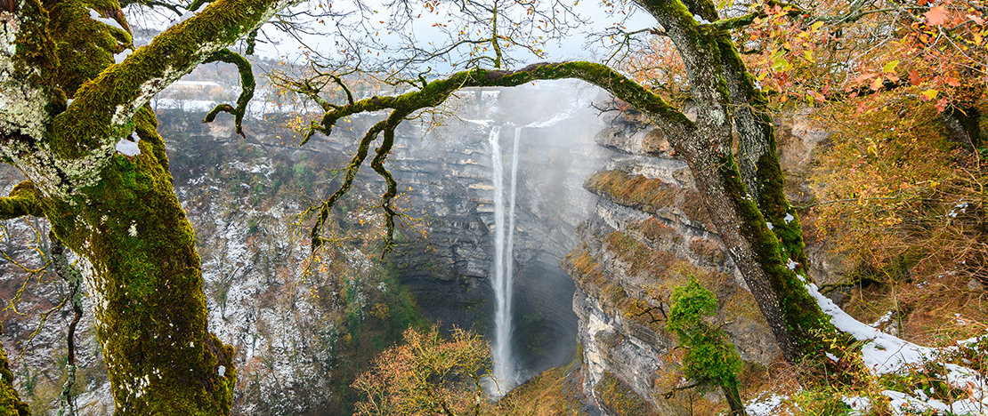 Gujuli waterfall, Álava, the Basque Country  Gujuli waterfall, Álava, the Basque Country