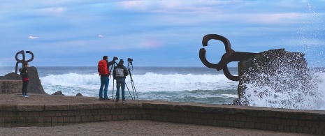 «Peine del Viento» w San Sebastián w prowincji Guipúzcoa, Kraj Basków