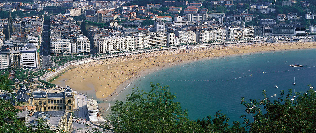 Playa de La Concha, Donostia-San Sebastián Playa de La Concha, Donostia-San Sebastián