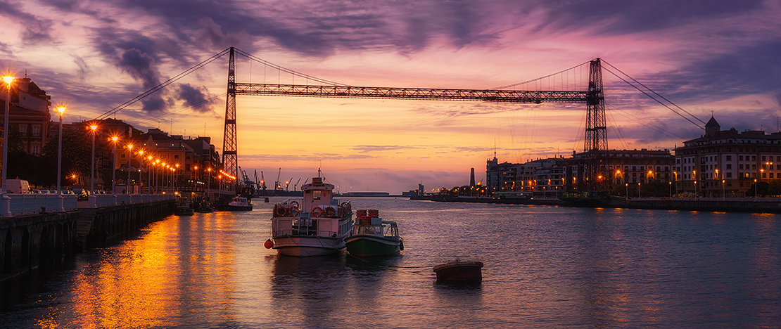 Puente Colgante en Portugalete, Vizcaya Puente Colgante en Portugalete, Vizcaya