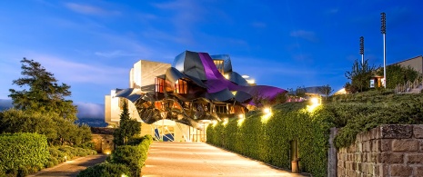 Погреба винодельни Marqués de Riscal