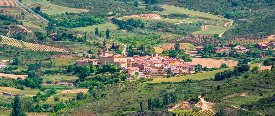 スペインの村落風景 スペインの村落風景