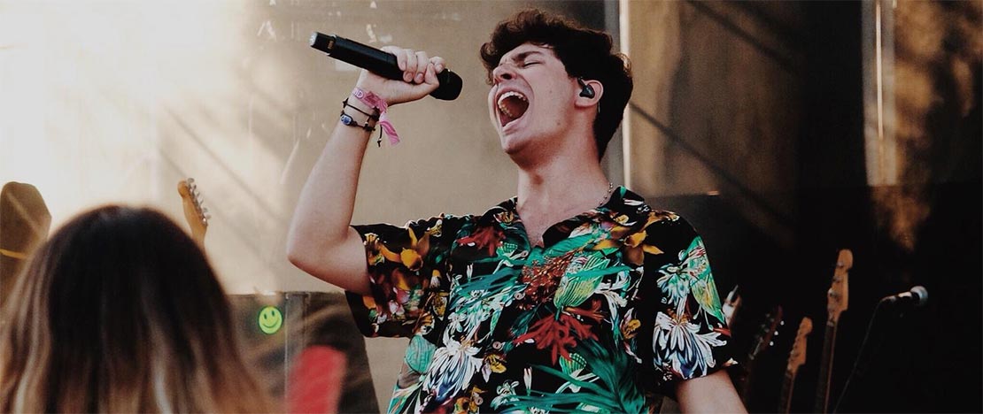 Konzert von Alfred auf dem Arenal-Sound-Festival. Castellón  Konzert von Alfred auf dem Arenal-Sound-Festival. Castellón