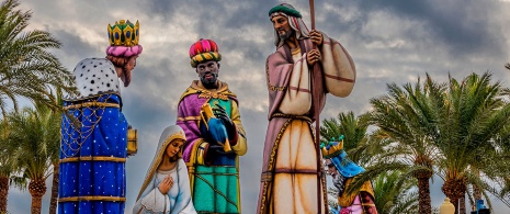 Giant nativity scene in Alicante