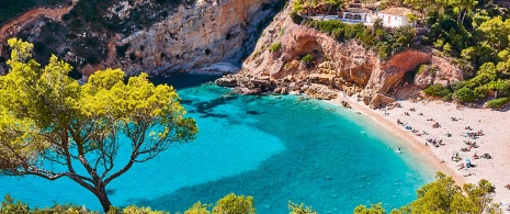 Cala Granadella w Jávea, Alicante