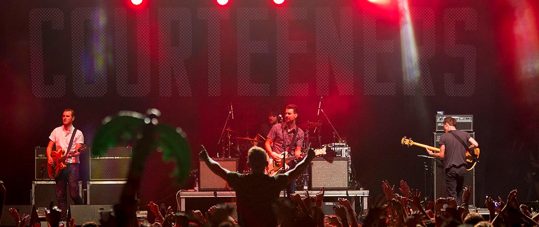 Internationales Festival von Benicàssim. FIB. Konzert der Band »Courteeners« Internationales Festival von Benicàssim. FIB. Konzert der Band »Courteeners«