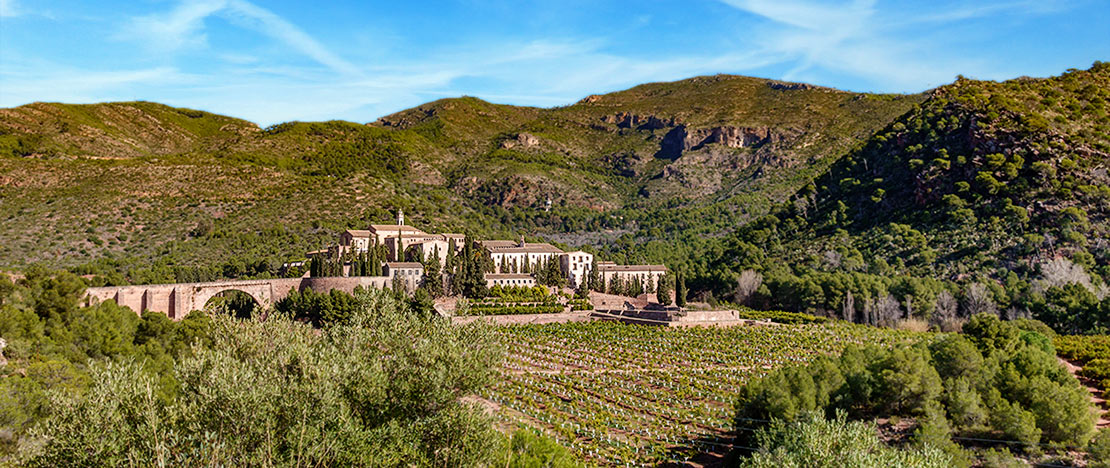 Porta Coeli Charterhouse monastery in the Sierra Calderona Nature Reserve, Region of Valencia Porta Coeli Charterhouse monastery in the Sierra Calderona Nature Reserve, Region of Valencia