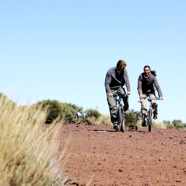 Cycle touring in Teide National Park