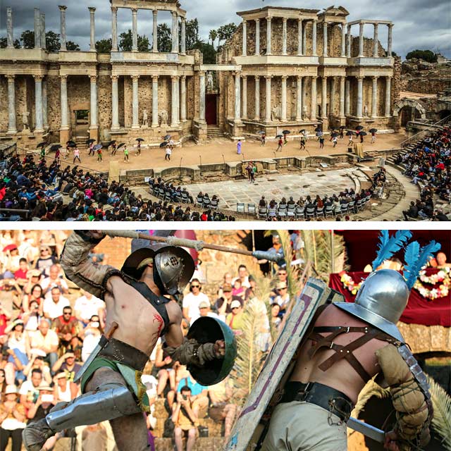 メリダの古代ローマにちなんだイベントとフェスティバル