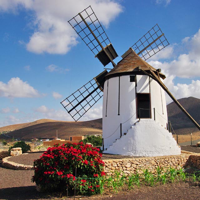 Tiscamanita flour mill in Tuineje, Fuerteventura