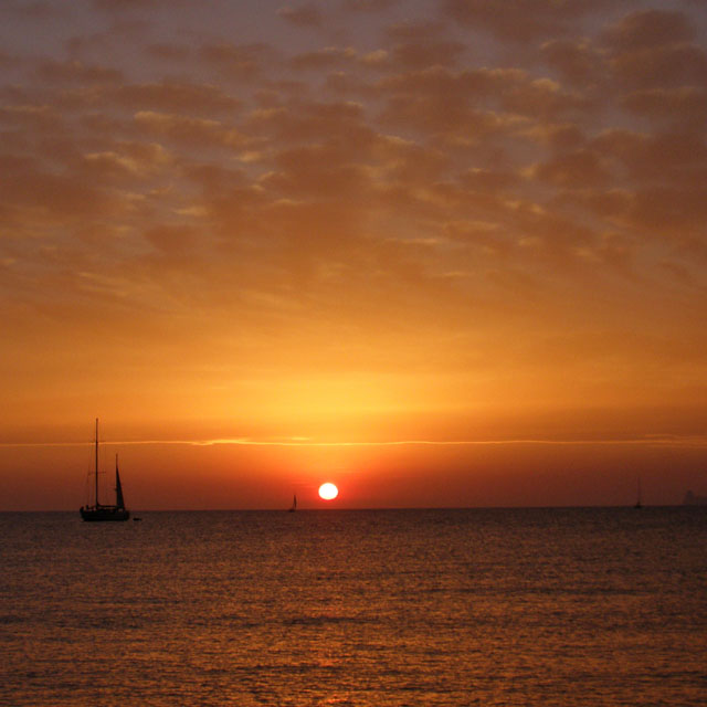 Pôr do sol em Formentera