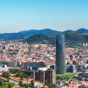 Vue de la ville de Bilbao