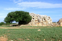 Tres talayots del asentamiento talayótico de Montefí, Ciudadela, Menorca