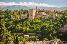 Widok na Alhambrę, Grenada
