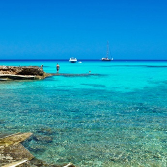 San Agustin cove, Formentera