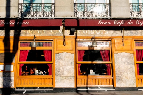 Façade of Café Gijón, Madrid