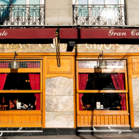 Fachada del Café Gijón, Madrid