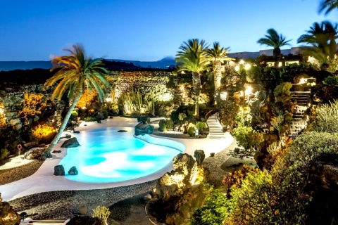 Jameos del Agua by night, Lanzarote