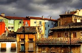 Rooftops of houses, Pamplona